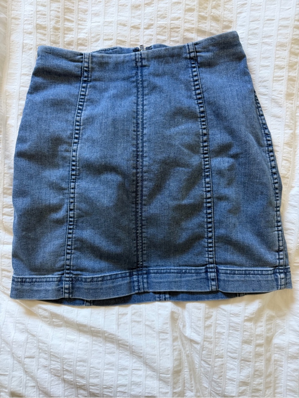 Free People Denim Mini Skirt